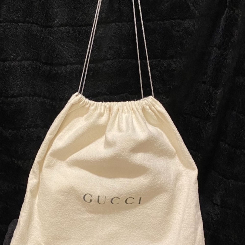 2 GUCCI VINTAGE dust bags/ drawstring 14X14” - Picture 6 of 8